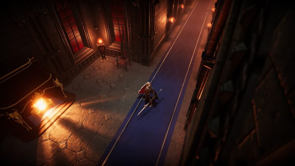 V Rising Servant Guide: Zasoby rolnicze z najlepszymi służącymi V-Rising-Character-With-Spear