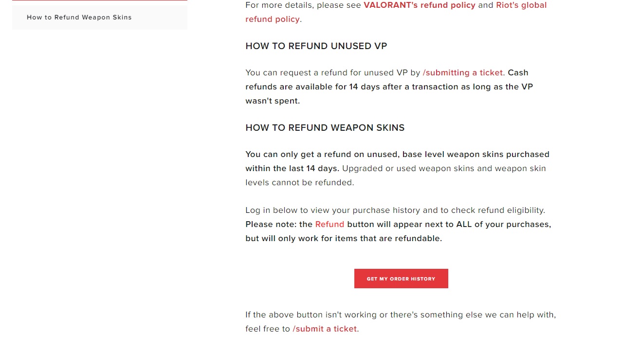 Valorant-Skin-Refund-Strona internetowa