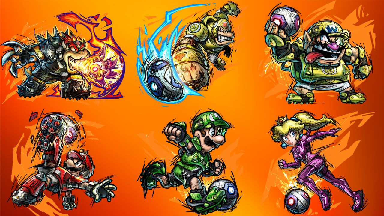 Mario-Strikers-Battle-League-Character-Lista-poziomów