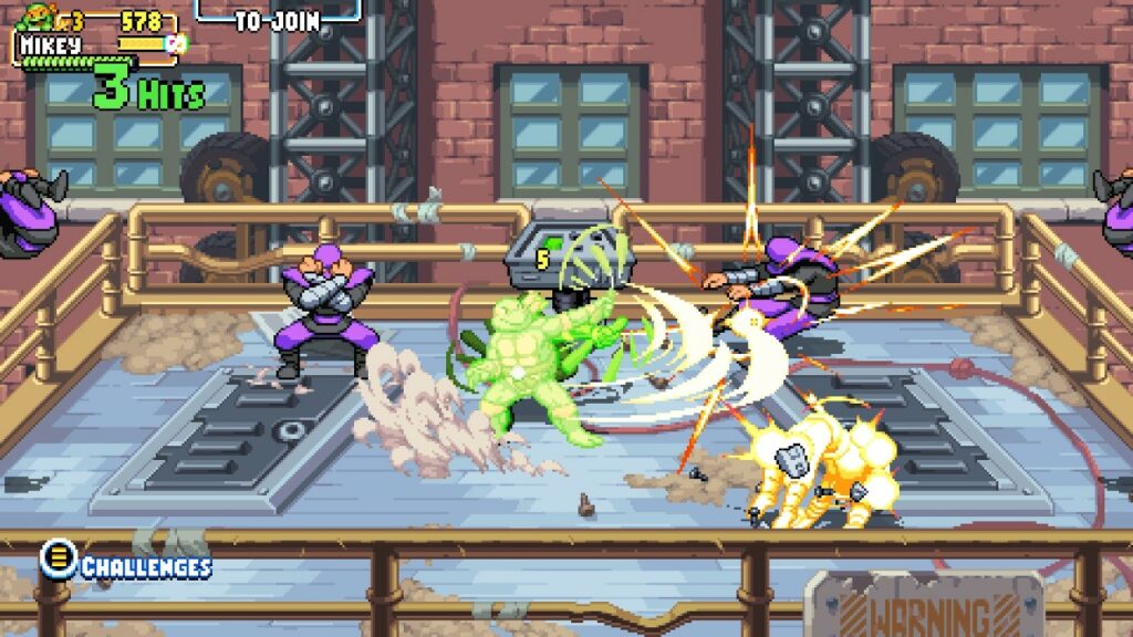 Wszystkie wyzwania w Teenage Mutant Ninja Turtles: Shredders Revenge Shredders-Revenge-All-Challenges