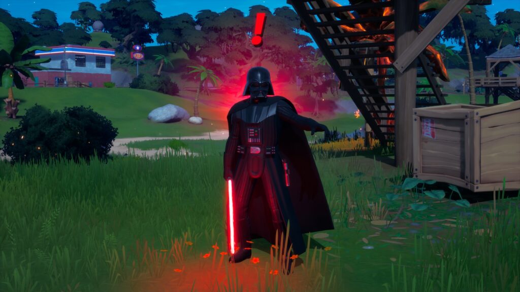 Fortnite defeat Darth Vader and get mythic lightsaber