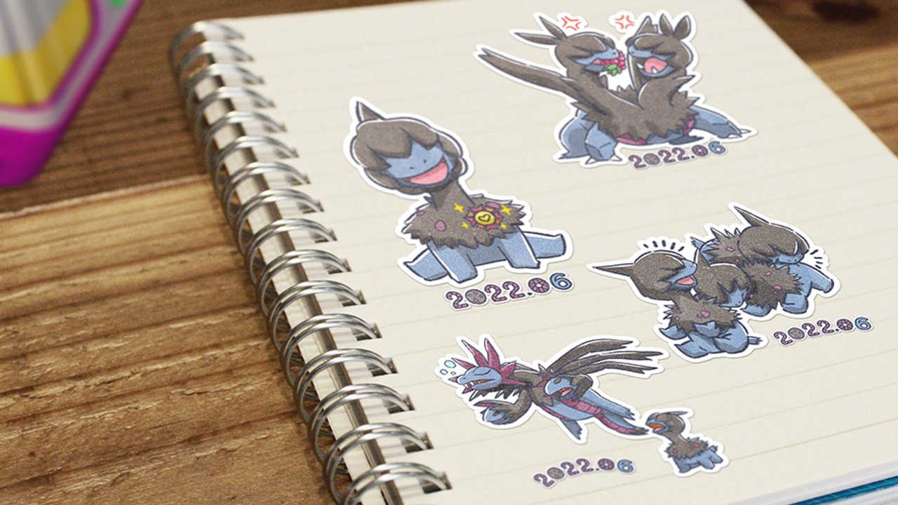 Czy warto wziąć udział w specjalnym Dniu Społeczności Deino? Deino-Naklejki-Pokemon-GO-1