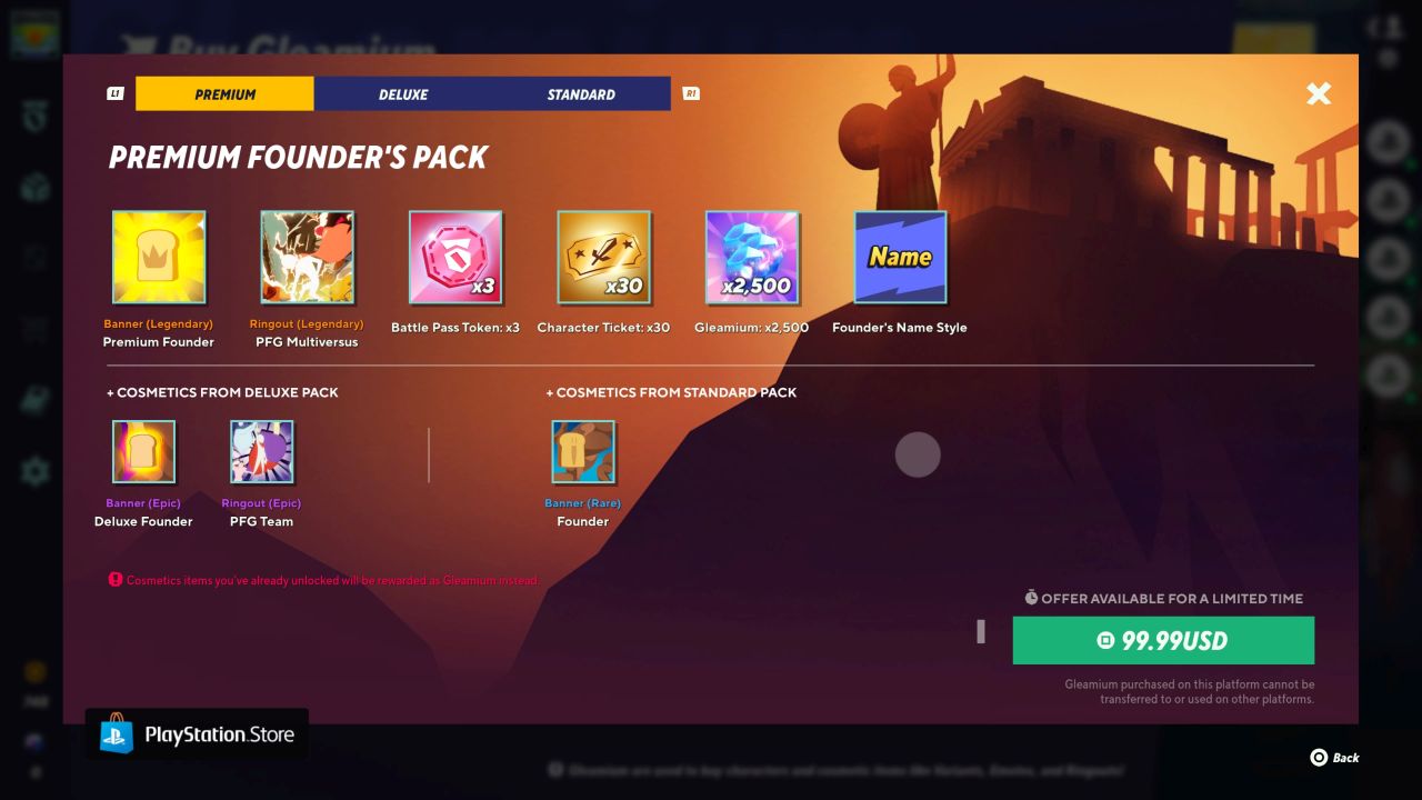 Multiversus-Founders-Pack-Premium-Price