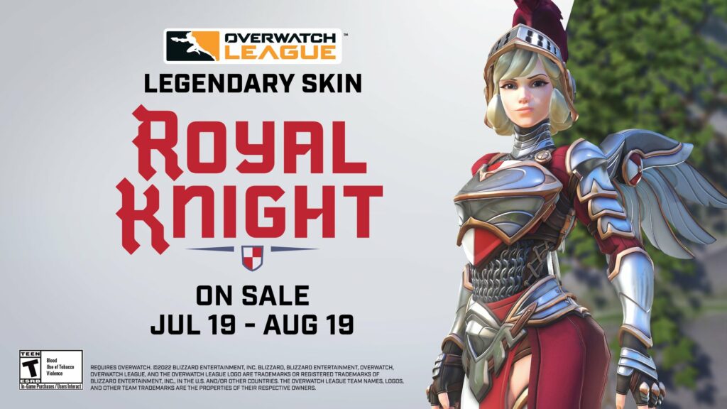 Nowa skórka Royal Knight Mercy w Overwatch! Nowa skórka Royal Knight Mercy w Overwatch!