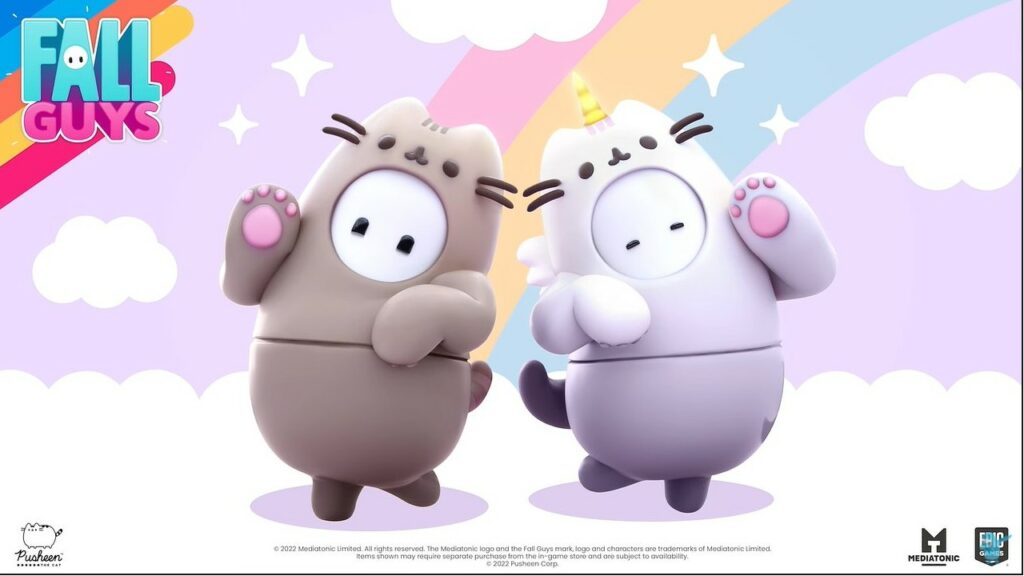 Jak zdobyć Pusheena w Fall Guys Pusheen-Fall-Guys