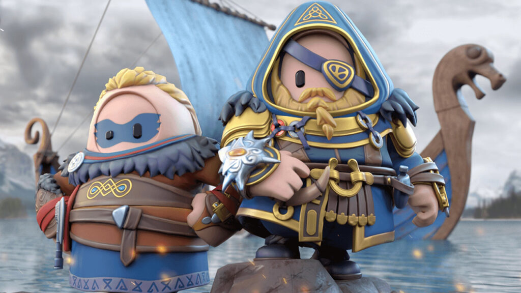 Jak zdobyć kostiumy Eivora i Odyna w Fall Guys? Eivor-Odin-Fall-Guys