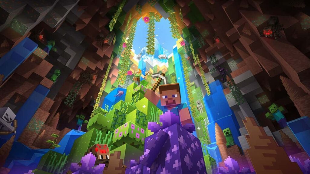 Która wersja Minecrafta jest najlepsza? Wyjaśnienie różnic między Javą a podłożem skalnym Minecraft-Best-Lush-Caves-Seeds