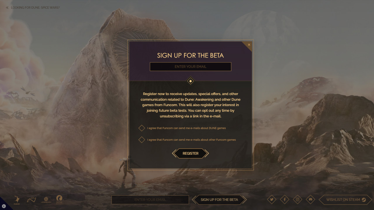 Jak zarejestrować się w wersji beta „Dune Awakening”? Rejestracja-Beta-Przebudzenie wydm