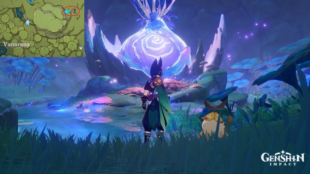 Genshin-Impact-Kings-Squire-Bow-NPC-map-location-screenshot