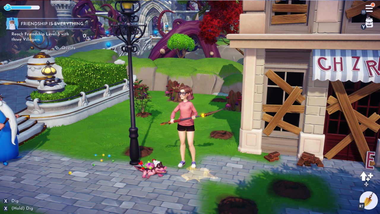 Jak znaleźć wszystkie królewskie narzędzia w Disney Dreamlight Valley: lokalizacje wędki, łopaty, kilofa i konewki Royal-Shovel-Dreamlight-Valley