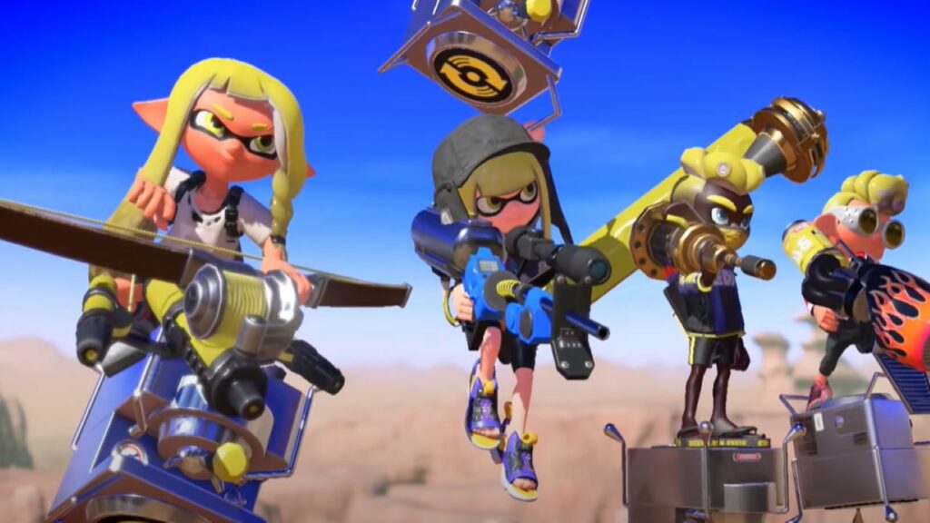 Jak korzystać z nowego kodu QR Splatoon 3 Splatoon-3-QR-code-scanning