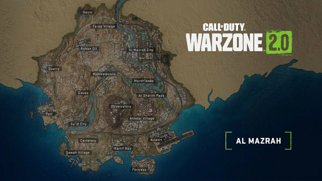 Pełna mapa i obszary Al Mazrah w Call of Duty Warzone Warzone-2-Al-Mazrah