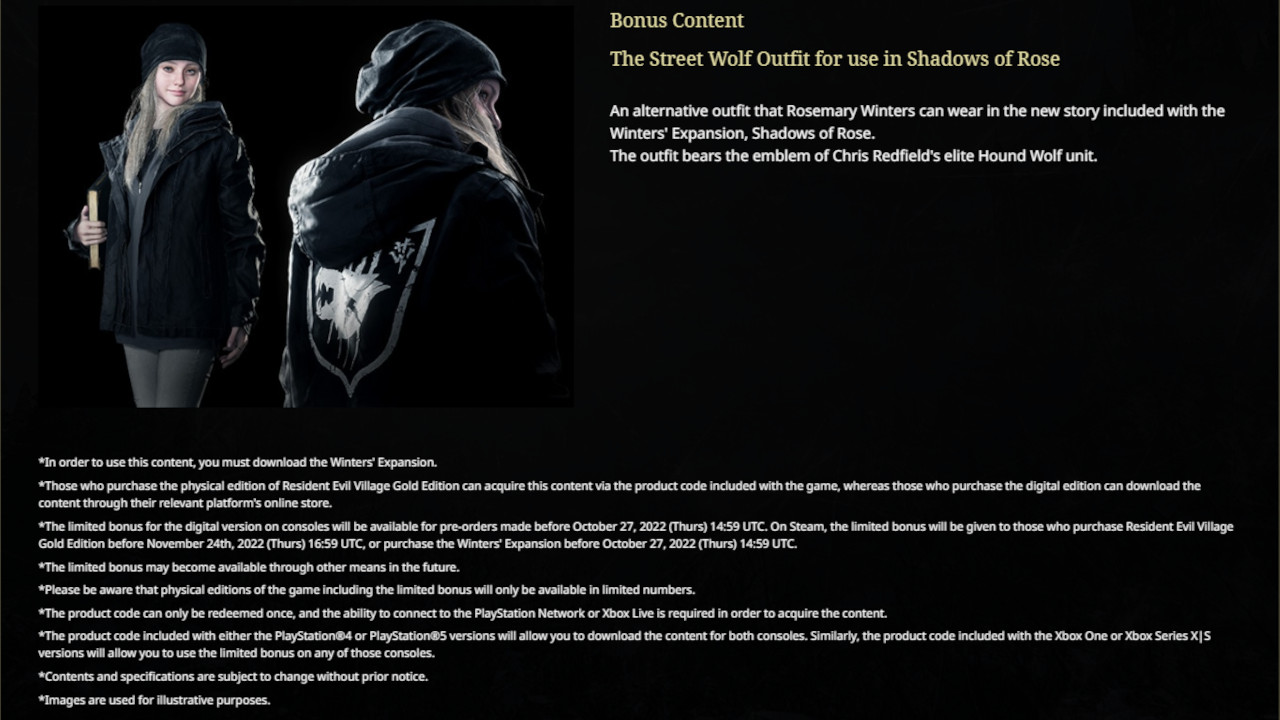 Jak włączyć tryb trzeciej osoby w Resident Evil Village? Resident-Evil-Village-Gold-Bonus-zawartość