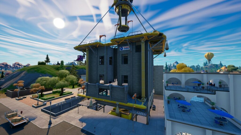 Fortnite Cloudy Condos i No Sweat Insurance Lokalizacje: Bust Through a Door Tydzień 1 Przewodnik po zadaniach Fortnite-No-Sweat-Insurance