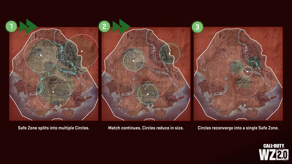 Wyjaśnienie kręgów Warzone 2, jak one działają