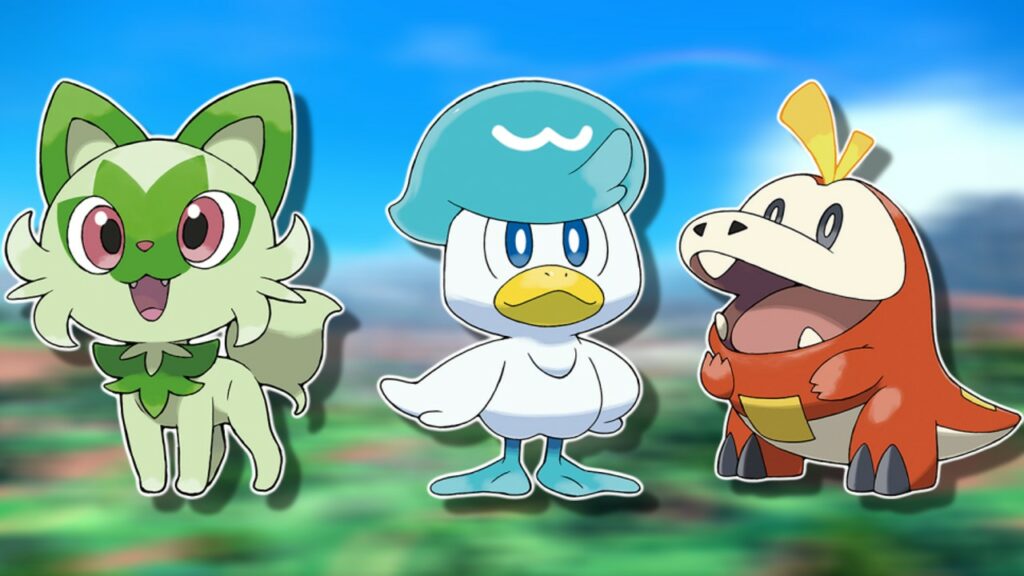 Wszystkie wyciekły ewolucje Pokemon Scarlet i Violet Starter Starter-Pokemon-Scarlet-and-Violet