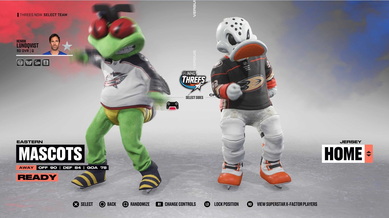 Jak grać jako maskotki w NHL 23 Trójki-TERAZ-NHL-23