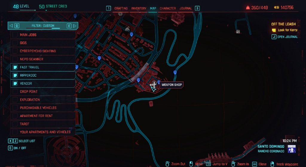 Cyberpunk 2077 Lucy Build