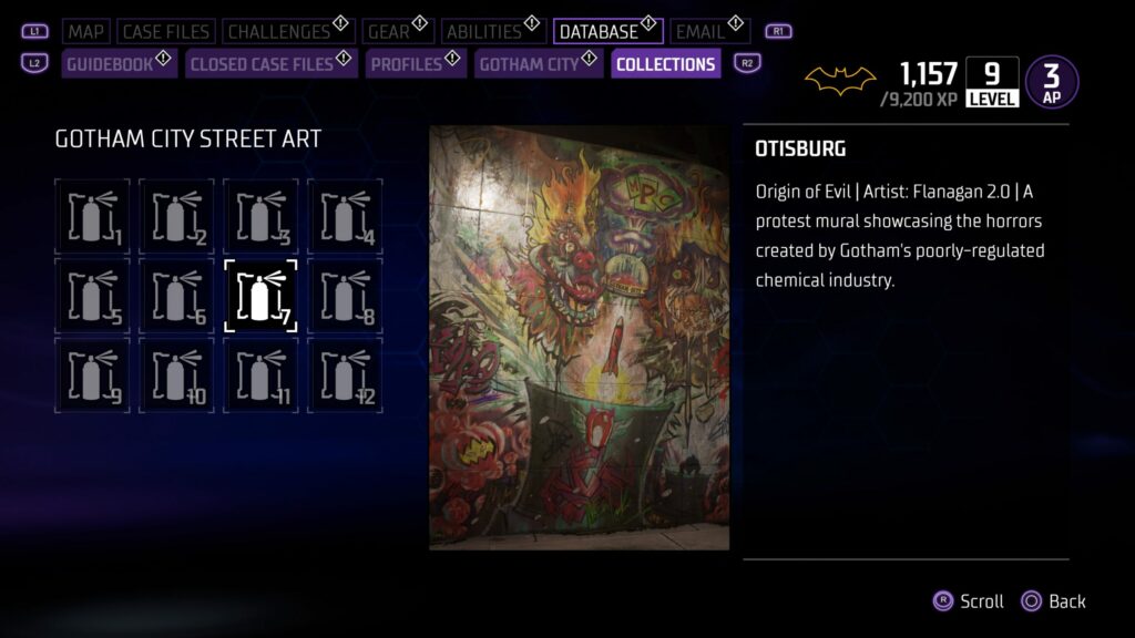 Rycerze Gotham: Jak znaleźć wszystkie 12 murali sztuki ulicznej |  Lokalizacje przedmiotów kolekcjonerskich