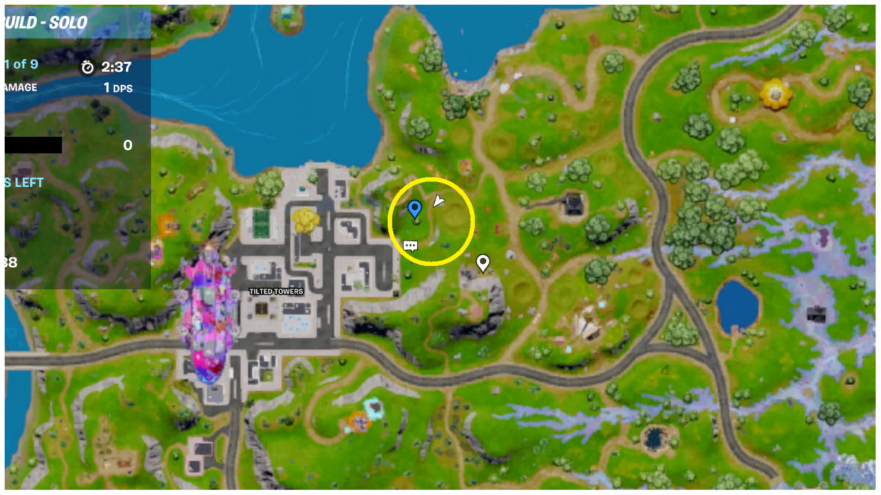 Mapa „Gdzie-znaleźć-Curdle-Scream-Scream-in-Fortnite-Map”