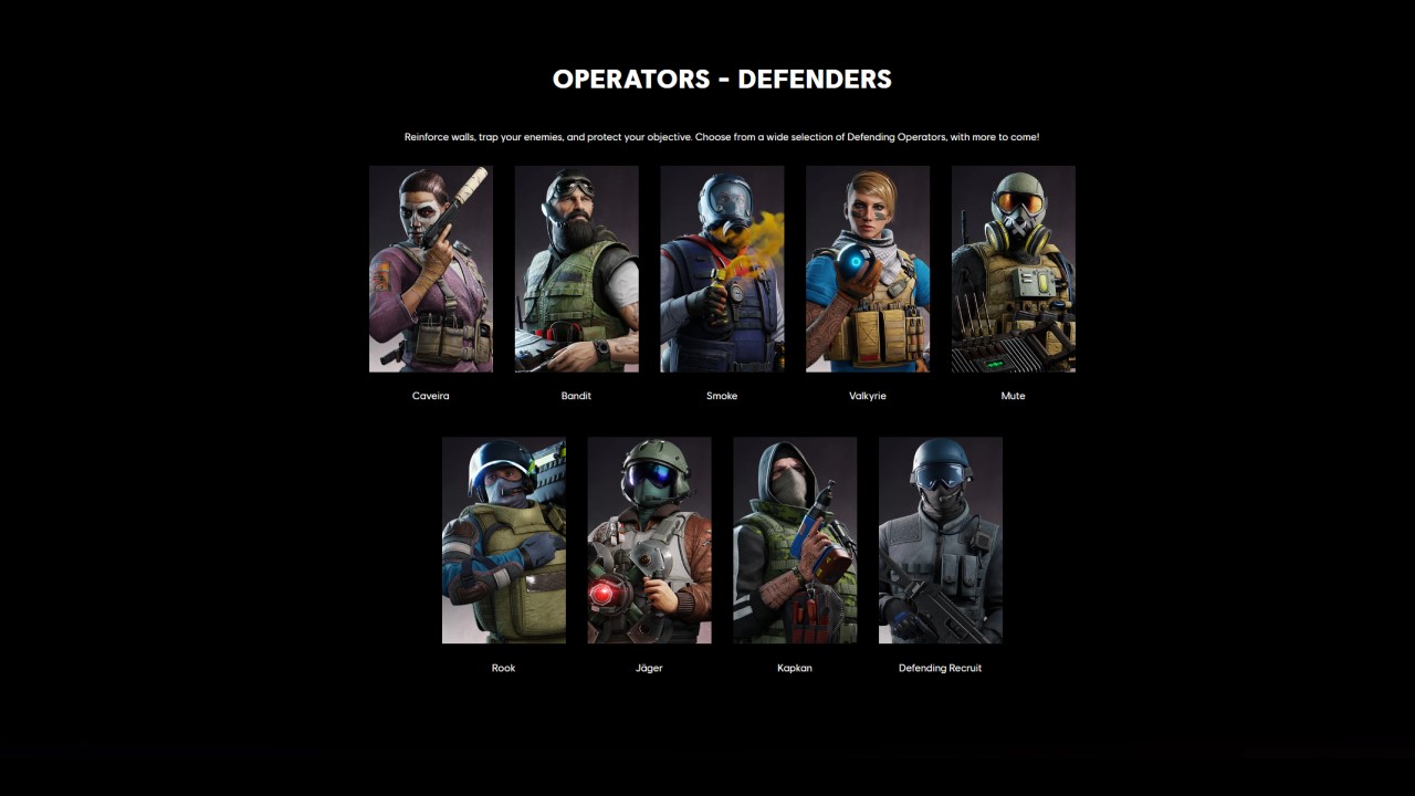 Lista poziomów operatora mobilnego Rainbow Six: wszystkie 16 postaci R6, od najgorszego do najlepszego R6-Mobile Obrońcy