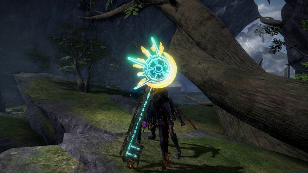 Bayonetta-3-How-to-Unlock-the-Door-Behind-the-Waterfall-in-Chapter-1