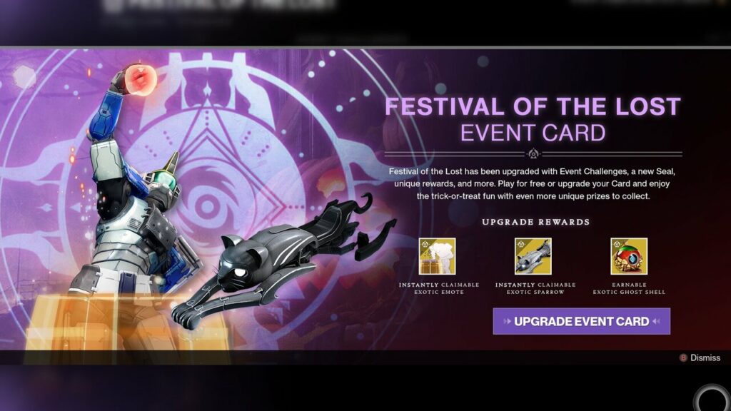 Czy karta wydarzenia Destiny 2 Święto Utraconych jest tego warta? Destiny-2-Festival-of-the-Lost-Event-Card