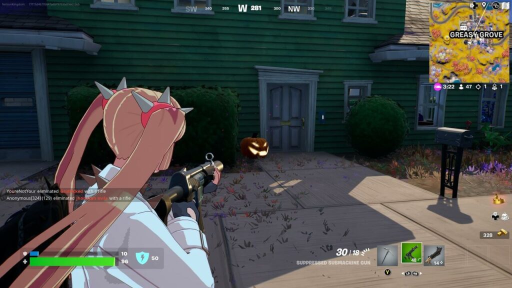 Jak zniszczyć Jack-o’-Lantern za pomocą broni dystansowej w Fortnite? Fortnite-Destroy-Jack-o-Lanterns