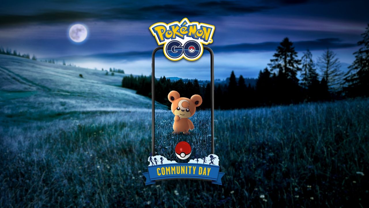 Listopad 2022 Dzień społeczności Pokemon GO Teddiursa: Wszystkie bonusy, Ursaluna, Shinies i wszystko, co wiemy Pokemon-GO-Teddiursa-Dzień społeczności-1280x720