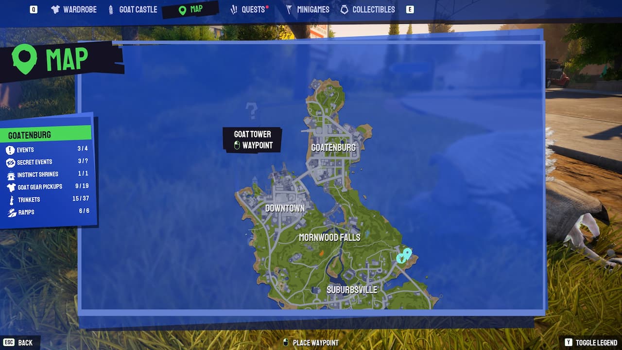 Jak zsynchronizować kozi zamek w Goat Simulator 3 Niezsynchronizowana-Koza-Wieża