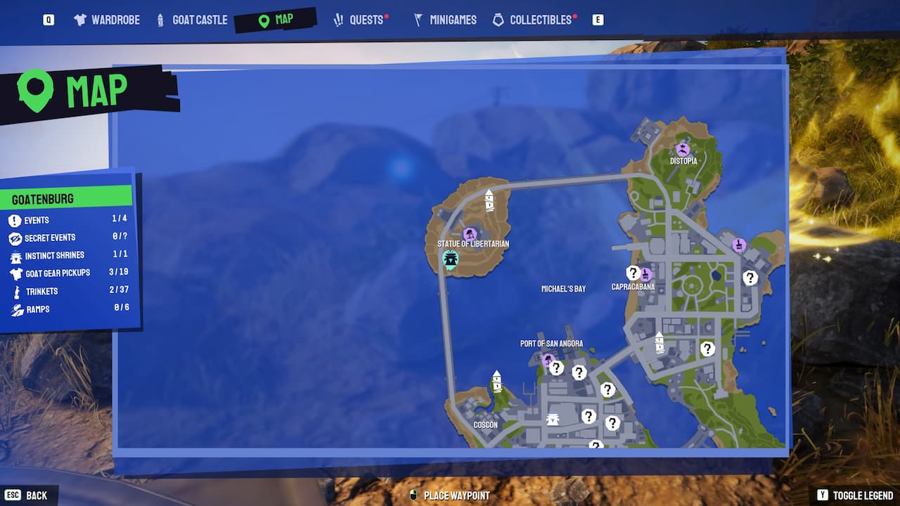 Libertariańska wyspa-sanktuarium na mapie