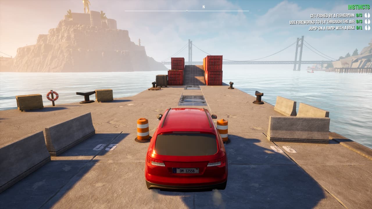 Wszystkie 29 lokalizacji ramp w Goat Simulator 3 Na-końcu-doków-między-czerwonymi-kontenerami