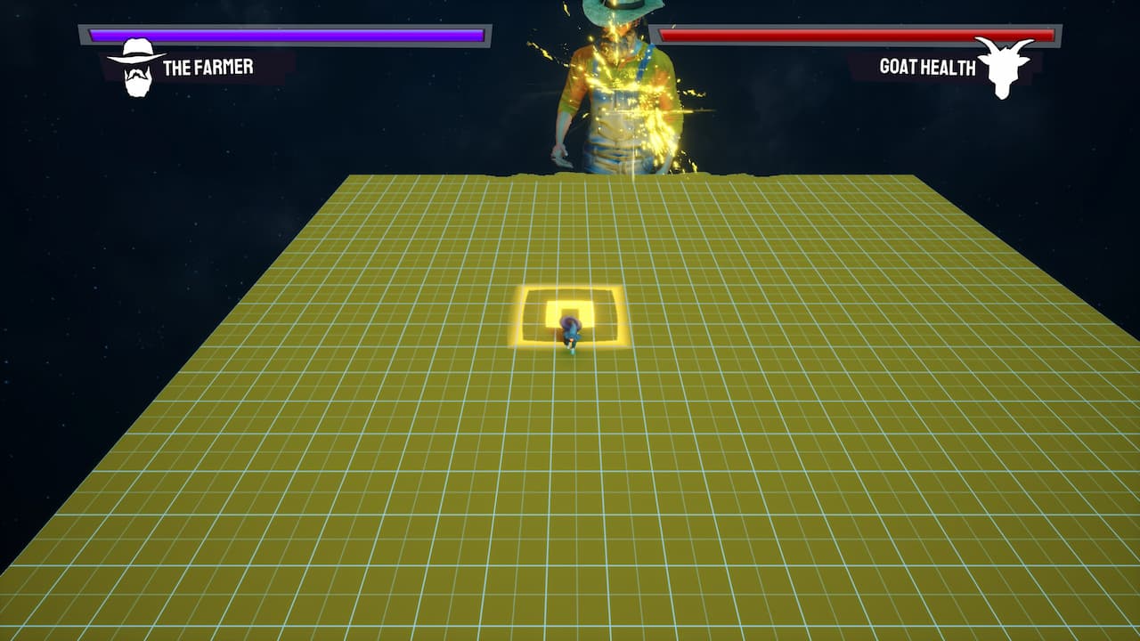 Jak pokonać farmera w Goat Simulator 3 Dodge-Cubes