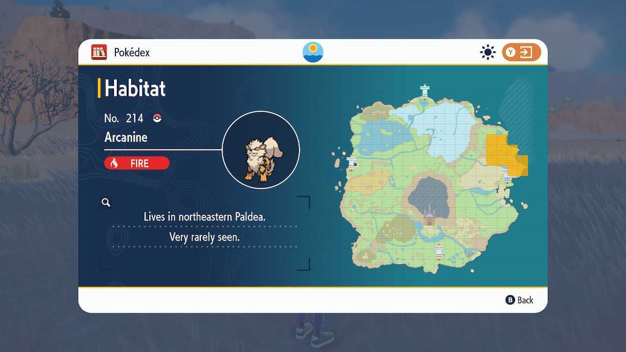 Arcanine-Habitat-Scarlet-Violet