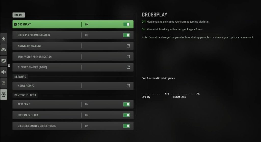 Modern Warfare 2 crossplay