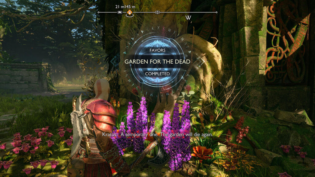 God of War Ragnarok Garden for the Dead Favor Quest Guide God-of-War-Ragnarok-Garden-for-the-Dead-Favor-Quest-Guide