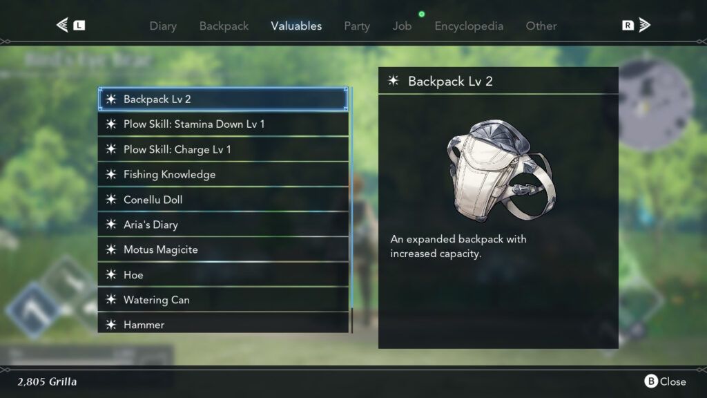 Harvestella-Backpack