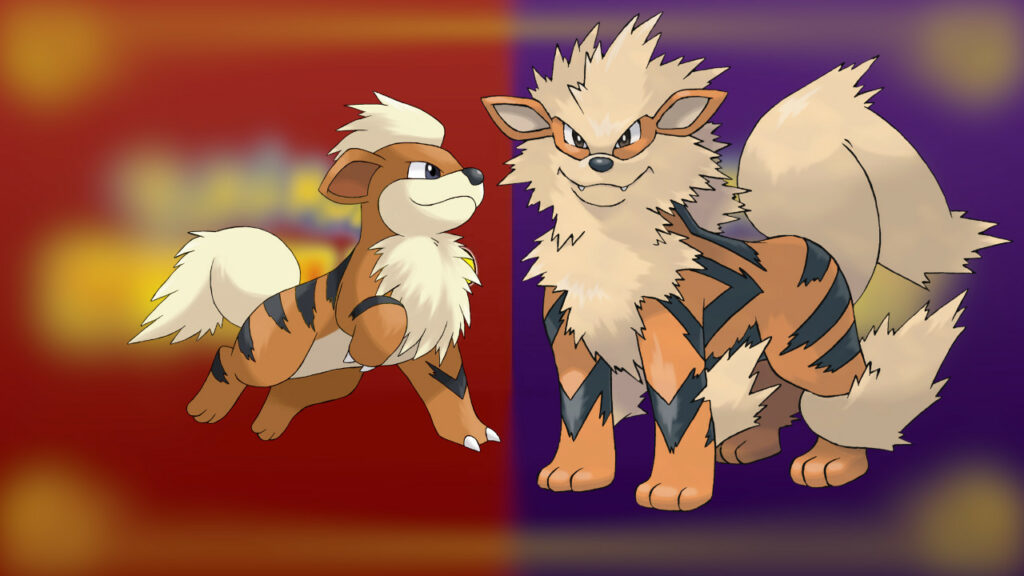 Scarlet-Violet-Growlithe-Arcanine