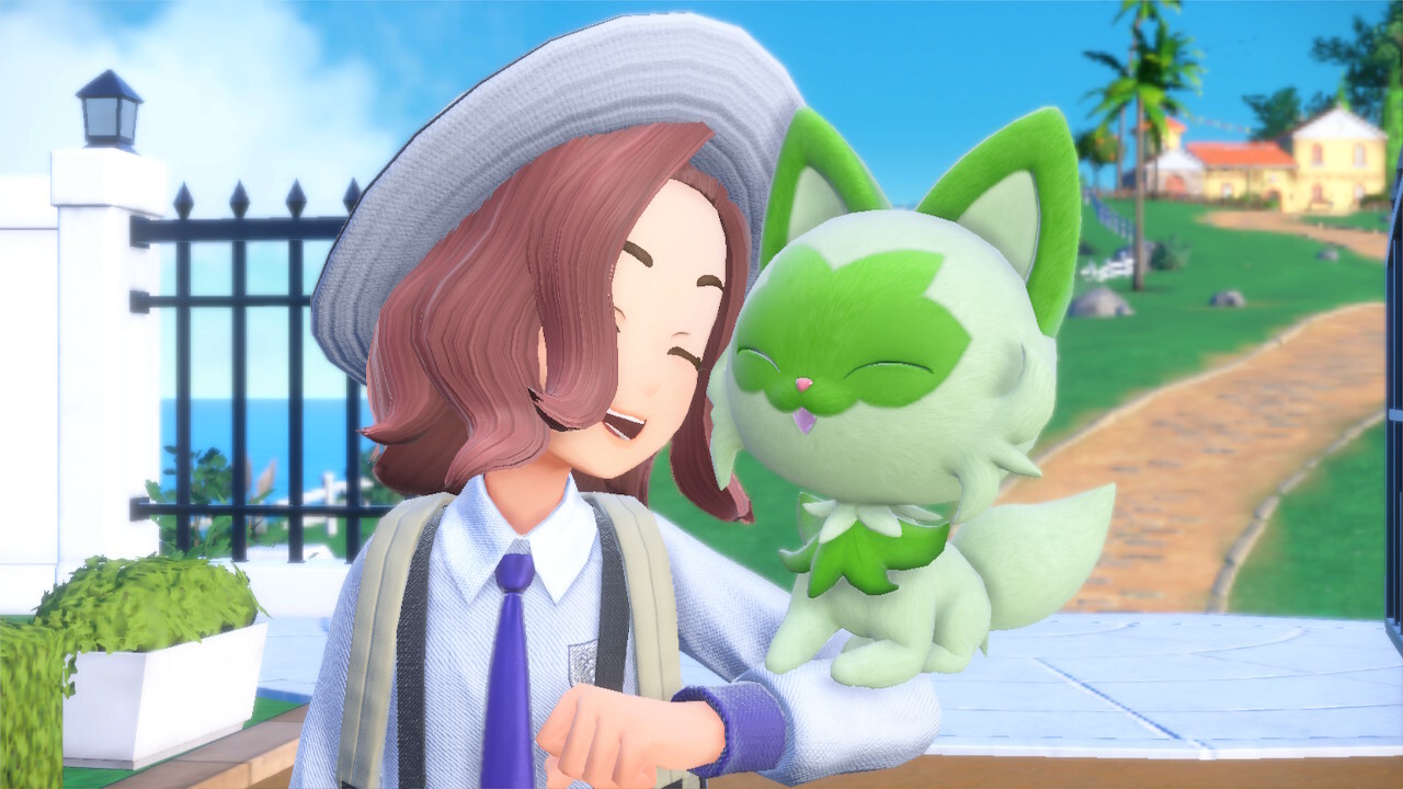 Jak zapamiętać ruchy w Pokémon Scarlet i Violet Pokemon-Scarlet-and-Violet-Sprigatito-Choice-1