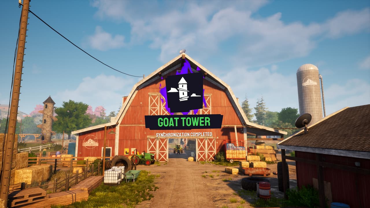 Jak zsynchronizować kozi zamek w Goat Simulator 3 Synchronizacja wieży