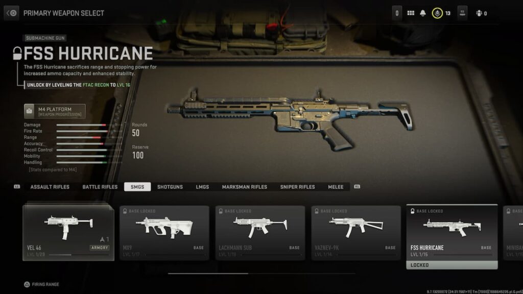 Najlepsze wyposażenie FSS Hurricane Warzone 2: dodatki i konfiguracja klas