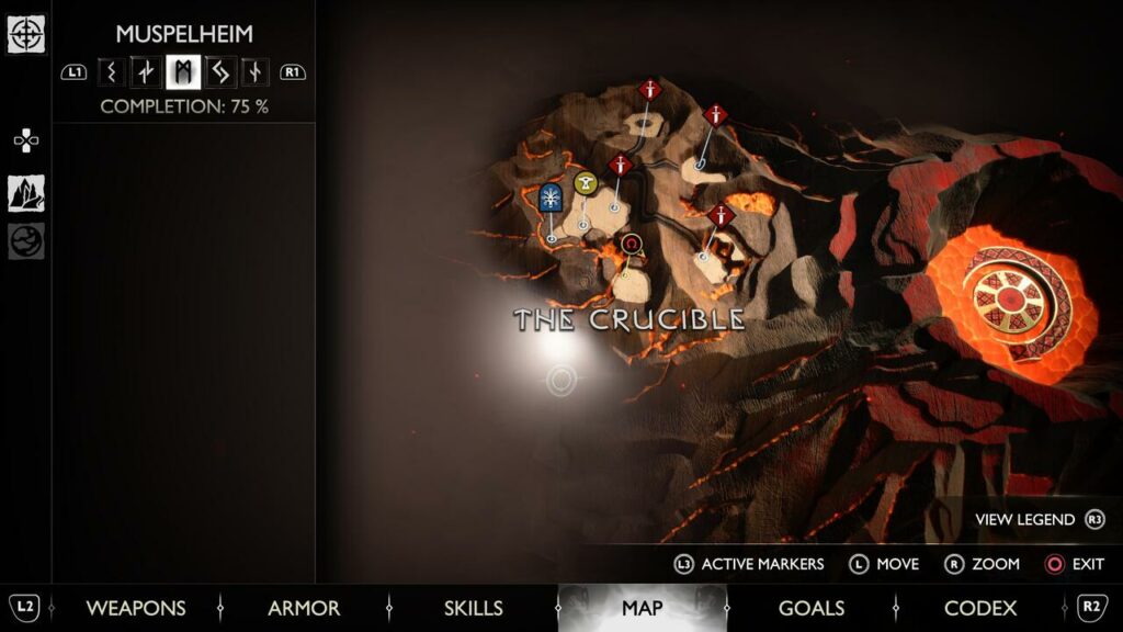 Wszystkie lokalizacje nasion Muspelheimu w God of War Ragnarok: Jak odblokować Tygiel God-of-War-Ragnarok-The-Crucible