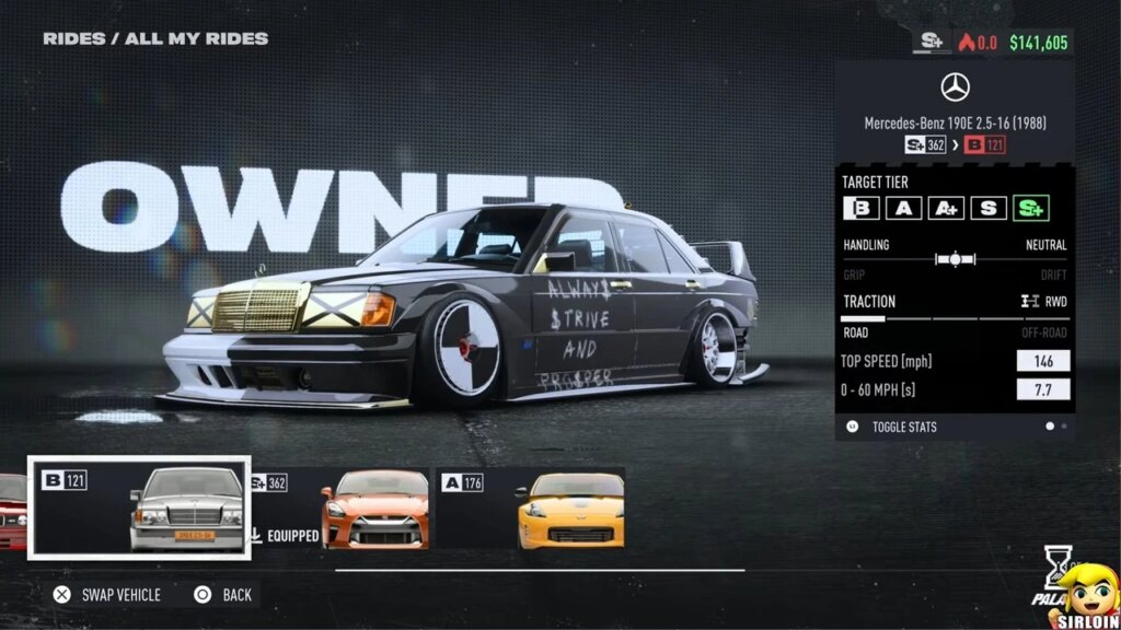 Jak zdobyć Mercedesa 190-E ASAP Rocky'ego w grze Need For Speed ​​Unbound