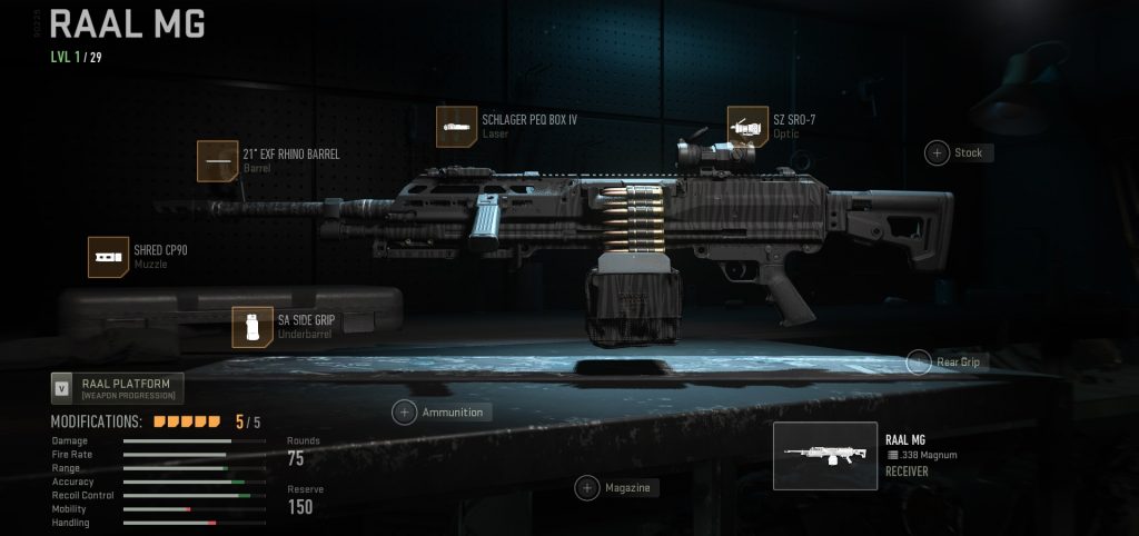 Klasa RAAL MG w Warzone 2