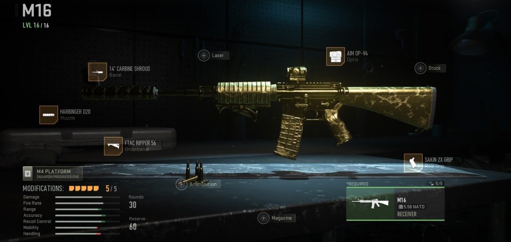 Klasa M16 w Warzone 2