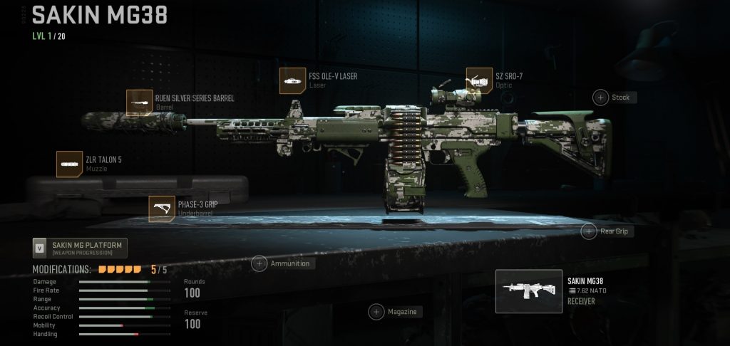Warzone 2 jak zbudować najlepszą klasę SAKIN MG38