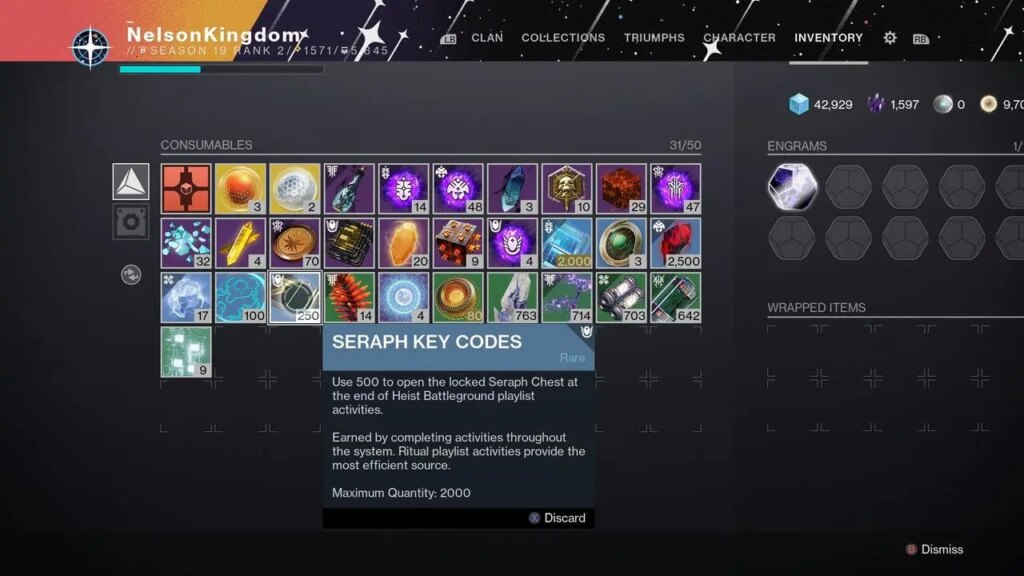 Destiny 2 Season of the Seraph: Jak sprawdzić, ile masz kodów Seraph Key Destiny-2-Seraph-Key-Code-Location