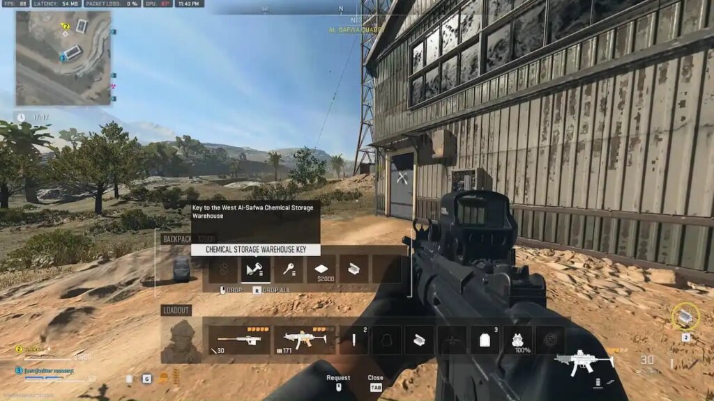 Gdzie znaleźć i użyć klucza magazynu chemicznego w Warzone 2.0 DMZ Chemical-Storage-Warehouse-Door