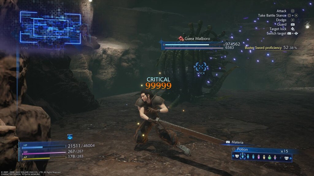 Jak poradzić sobie z 99999 DMG w Crisis Core: Final Fantasy VII Reunion Crisis-Core-Reunion-99999-damage