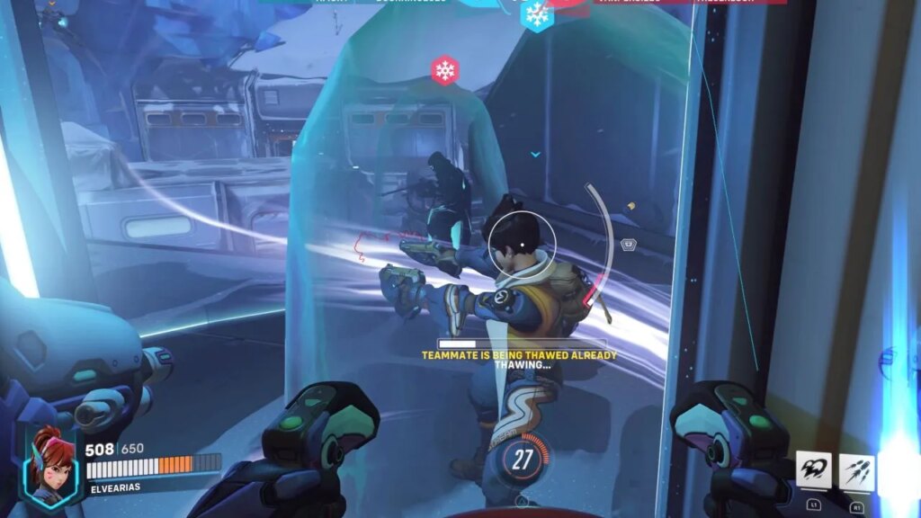Jak rozmrozić sojuszników podczas eliminacji mrozu w Overwatch 2 Winter Wonderland How-to-thaw-allies-in-Overwatch-2-Winter-Wonderland